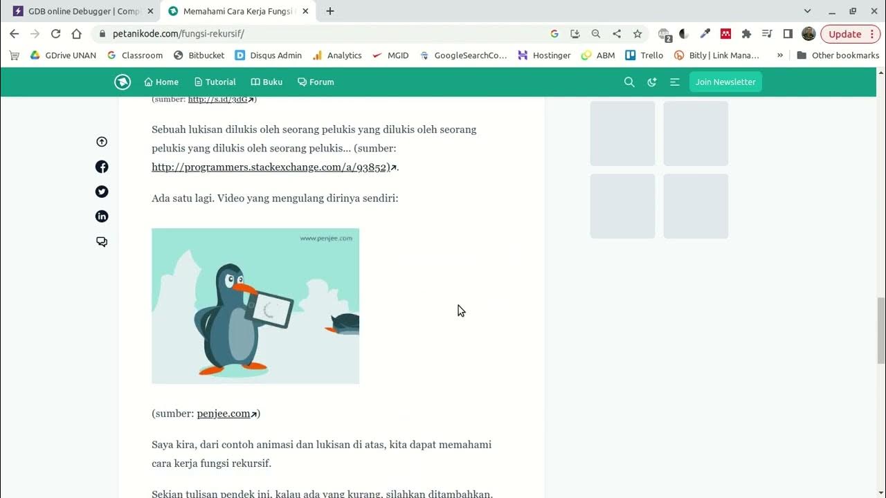 Latihan Membuat Program Sederhana Rekursif - YouTube