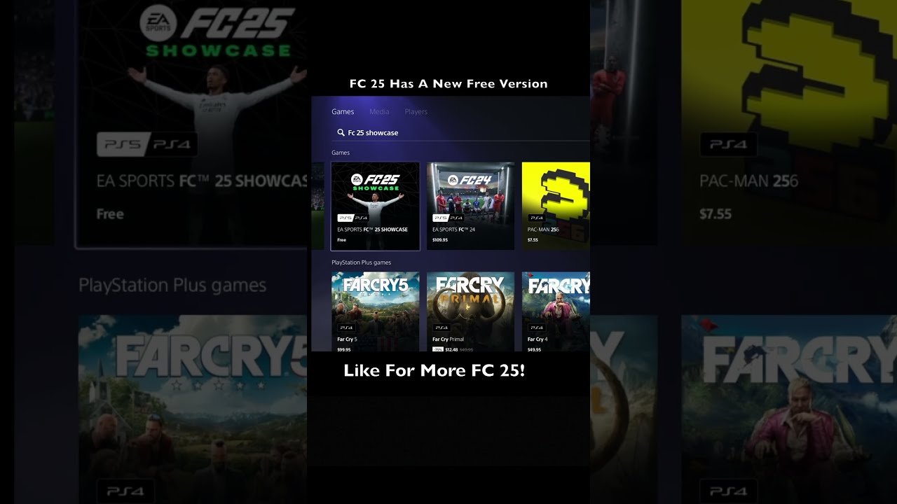 The Free Version Of FC 25 Fc25 Fifa Football Soccer Ps5