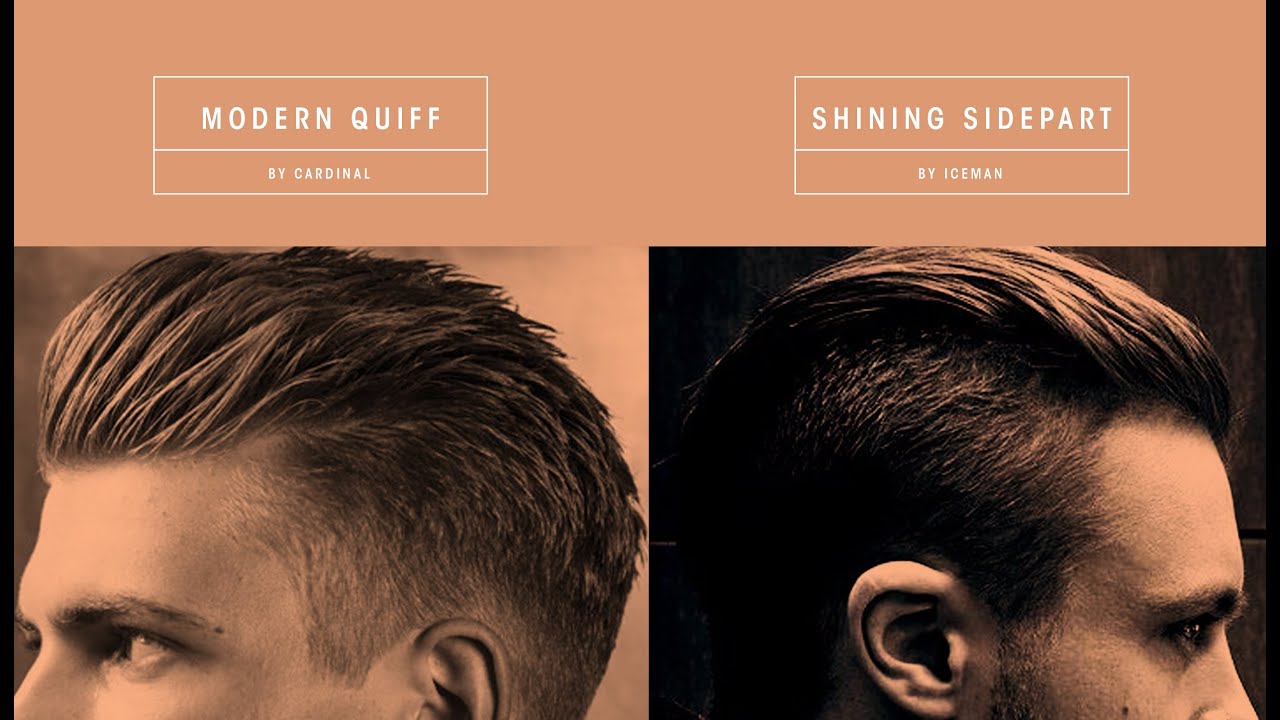 Men S Hairstyle Disconnected Undercut Modern Quiff Shining Sidepart Helium