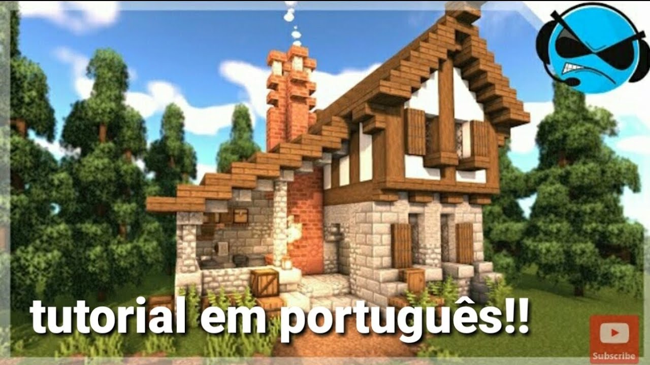 🏡 Minecraft Tutorial, Como Construir uma Casa de Ferreiro Medieval