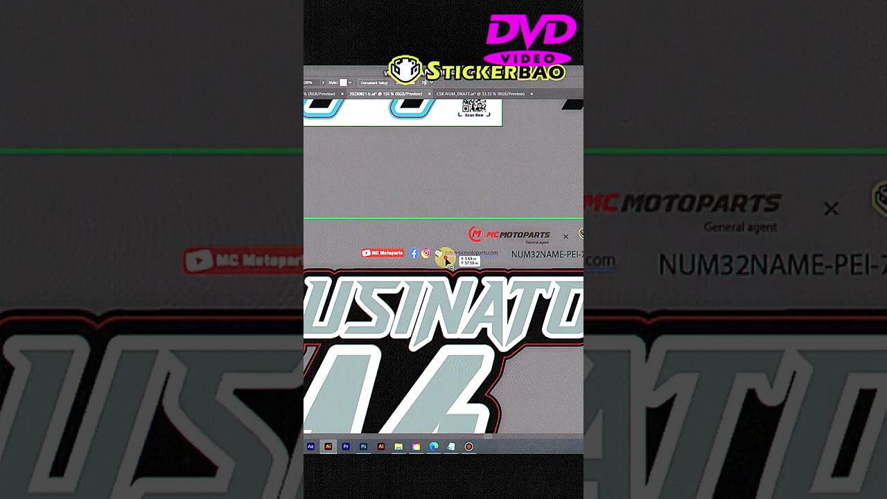 custom racing number with name mx bike dirt bike stickerbao 