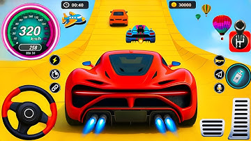 Mega Ramp GT Car Racing Simulator - ImpossibleStunt Car Racing 3D - Android Gameplay