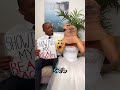 男は結婚する女性の顔を初めて見た！😱💍