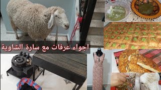 سارة الشاوية:عرفات وصول اضحية العيدمع اجواء رائعة وحطيت قندورة العيد الخاصة بي صحا عيدكم
