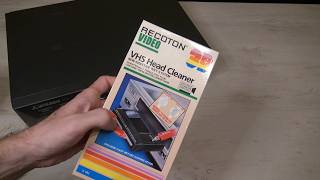 This VHS Head Cleaner Almost Broke My VCR