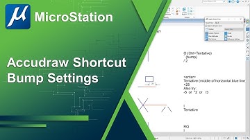 10 - AccuDraw Shortcuts: "Bump" Settings