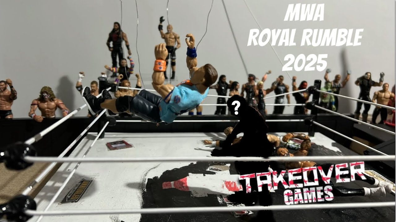 MWA ACTION FIGURE ROYAL RUMBLE MATCH!!!  Pic fed