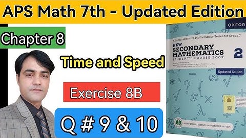 Exercise  8B Question 9 &10 II APS Mathematics Class 7th II New Secondary Mathematics book2 #taleem