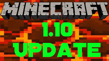 MINECRAFT 1.10 UPDATE OUT NOW | NEW BLOCKS AND ANIMALS