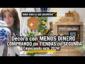 Vamos de COMPRAS a la TIENDA de Segunda Mano | Empezando este 2024! Ideas para TRANSFORMAR Y DECORAR