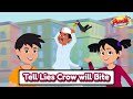 If you lie the crow bites  kids song by aadi and friends