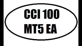 MetaTrader 5 Expert Advisor CCI 100 Backtest results