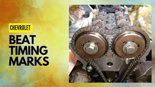 CHEVROLET BEAT ENGINE TIMING MARKS || Timing Marks CHEVROLET 4 Cylinder Petrol ENGINE TIMING Chains