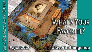 Favorite Things Hop 2020 | Mixed Media with Recycled Materials