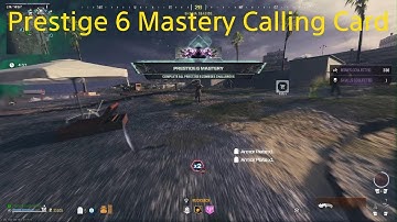 MWZ Prestige Mastery 6 Calling Card 😎#cod #ps5 #callofduty #warzone #gameplay #mw3 #mwz
