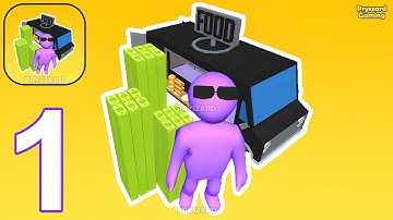 Food Truck: Idle Street Chef - Gameplay Walkthrough Part 1 Stickman Food Truck Manager