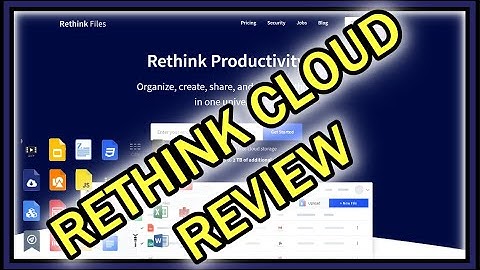 Rethink Software Cloud Storage Review 2020