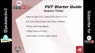 FIFA 13 Ultimate Team | Starter Guide! | How to Get a Head Start and Make Coins! screenshot 3