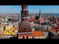 4K Aerial View of Riga, Latvia - Urban Video - Short Preview
