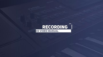 Pa700 Video Manual Part 8: Recording