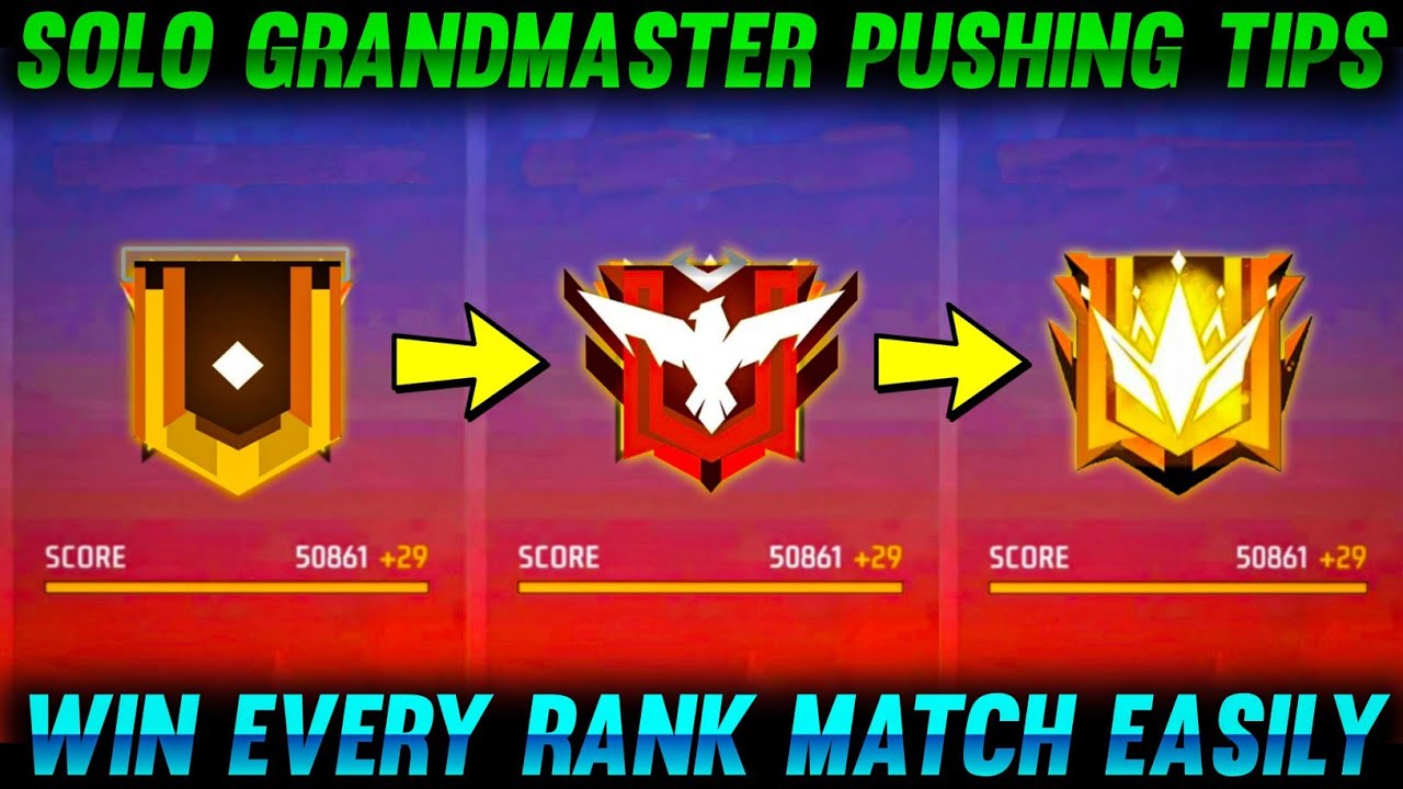 Free Fire Solo Rank Push Tips And Tricks | Win Every Ranked Match | How ...