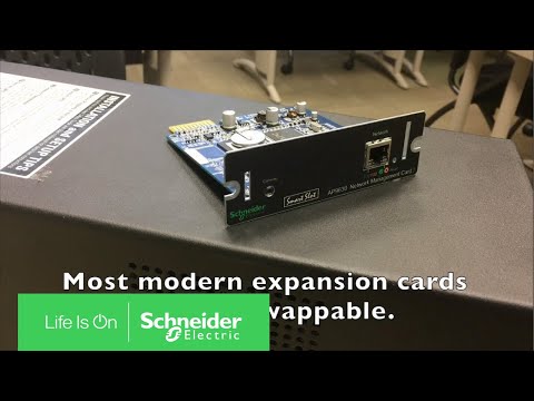 Installing APC Network Management Card or SmartSlot Card