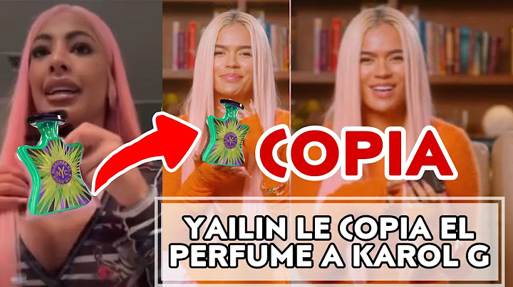 YAILIN LE COPIA EL PERFUME A KAROL G #karolg #yailinlamásviral