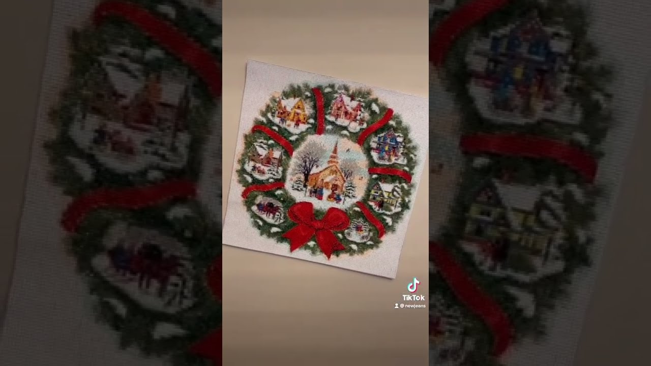 CHRISTMAS DIAMOND PAINTING ❄️❤️ | Audio: @hellen_perez | Kit: 