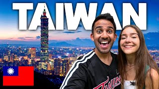 Travel vlog - Our FIRST TIME in Taiwan 🇹🇼 Taipei is INCREDIBLE!