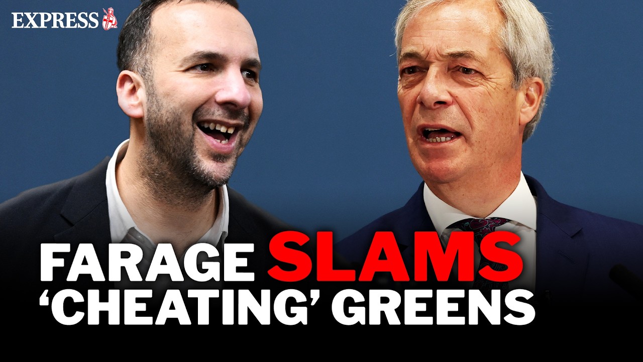 Nigel Farage ERUPTS at 'CHEATING' as Greens win Gorton & Denton by-election