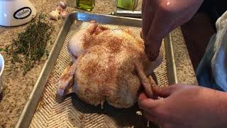 How to Make Beer Can / Beer Butt Chicken, Smoked, on Louisiana Kamado Grill