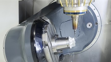 CNC Working Process Excellent Milling 5 Axis IMPELLER Machining Product