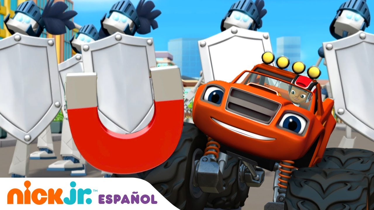 Blaze y los Monster Machines | Blaze vs. Crusher en la carrera por el campeonato | Nick Jr.