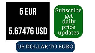 US Dollar to Euro Forex Money Exchange Rates Today 25 April 2025 USD to EUR