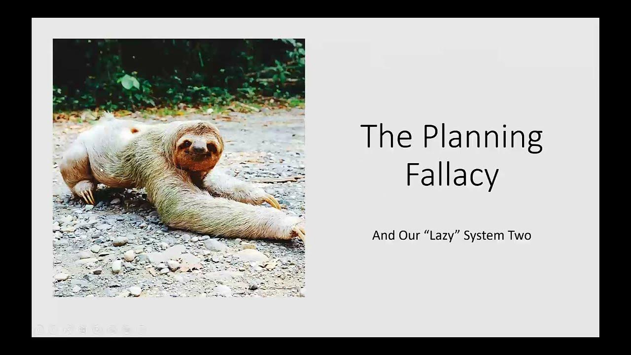The Planning Fallacy and the Science of Procrastination YouTube
