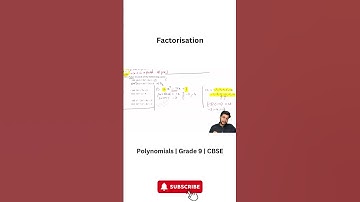 Factorisation of quadratic polynomial  #maths #cbse #ncert #polynomials #algebra #factorisation