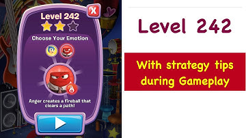 Inside Out Thought Bubbles Level 242 Tips and Strategy Walkthrough Gameplay