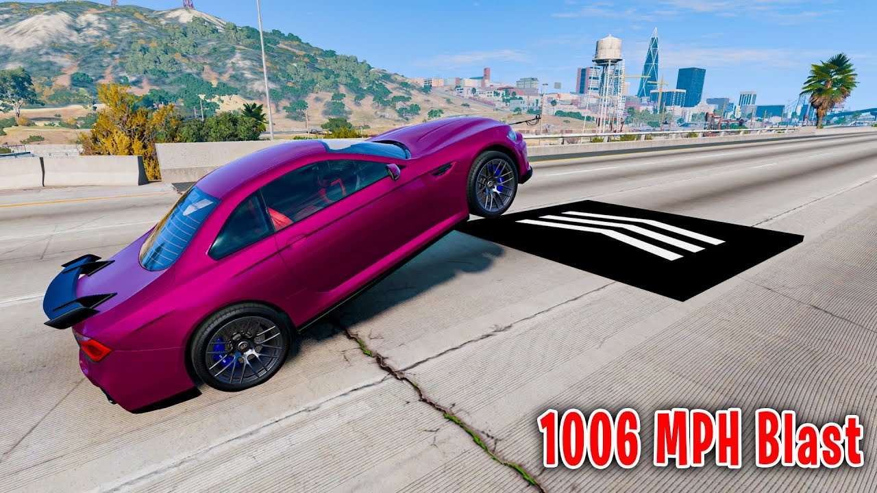 Instant 1006 MPH Blast: Which BeamNG Car Survives the Farthest?! #2