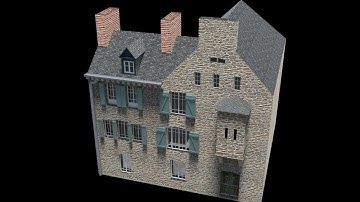 Blender 3D Mega Tutorial St.Michel Big Mansion part2