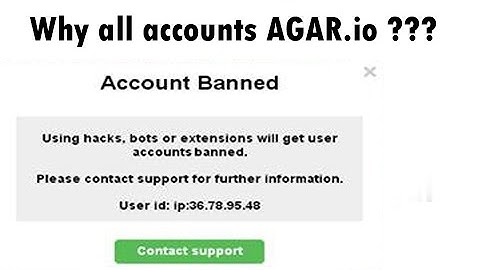 All accounts Agar.io affected Banned ?