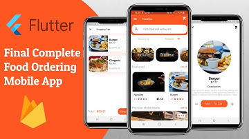 Complete Food Ordering Flutter App (Fully functional)