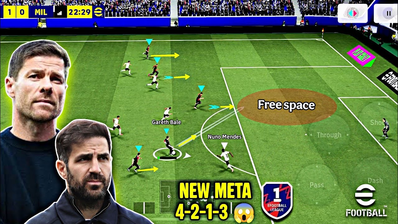 NEW META 4-2-1-3 😱🔥 BEST QUICK COUNTER & POSSESSION FORMATION | eFootball 2026 Mobile