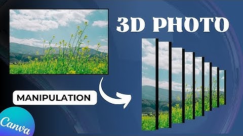 How to create 3D Image in Canva with a Shadow | Canva 3D Photo Effects #fatimachouhan0 #3dimages