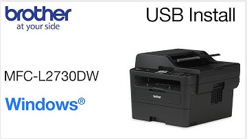 USB Install on MFCL2730DW - Windows