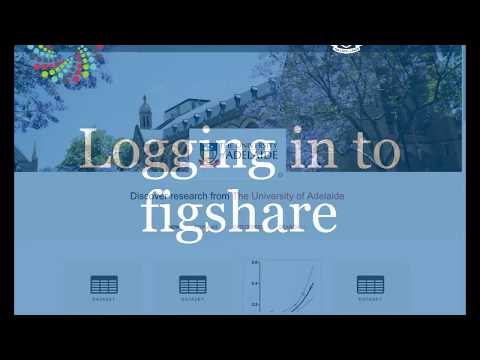 Logging in to figshare