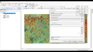 Tutorial ArcGIS - Cap.19-05 Image Analysis - Proyectar Ráster
