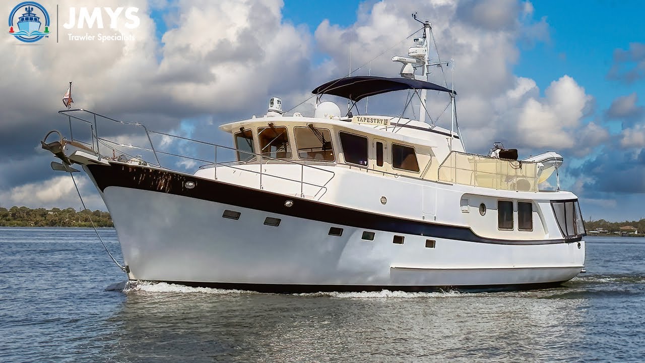 ⁣KADEY KROGEN 58 – TAPESTRY – [Talk View Tour] – Trawler for Sale – JMYS