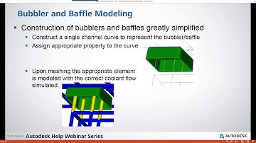 Center Line Extraction and New Bubbler/Baffle Modeling in Moldflow 2018.2