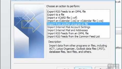 Outlook 2010 Tutorial - Importing Contact Information from Outside of Outlook