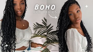 How to Achieve the Perfect Boho Box Braids Look--This Summer!
